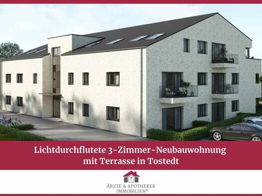 Wohnung zur Miete - Erstbezug 1.400 € 3 Zimmer 105,8 m² frei ab sofort Todtglüsingen Tostedt 21255