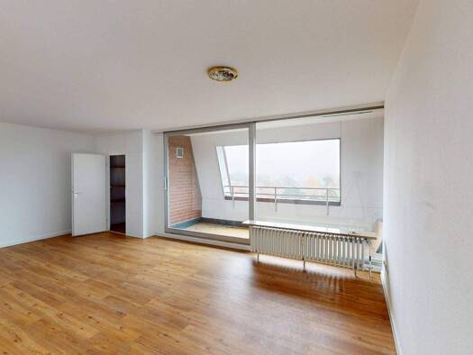 Wohnung zur Miete 432 € 1 Zimmer 45,4 m² 8. Geschoss frei ab 01.02.2026 Kahlhorststraße 21 St. Jürgen Lübeck 23562