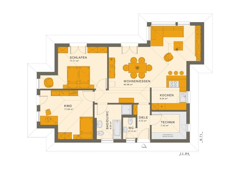 Haus zum Kauf 463.676 € 3 Zimmer 87 m²<br/>Wohnfläche 1.730 m²<br/>Grundstück Langenreichenbach Mockrehna 04862