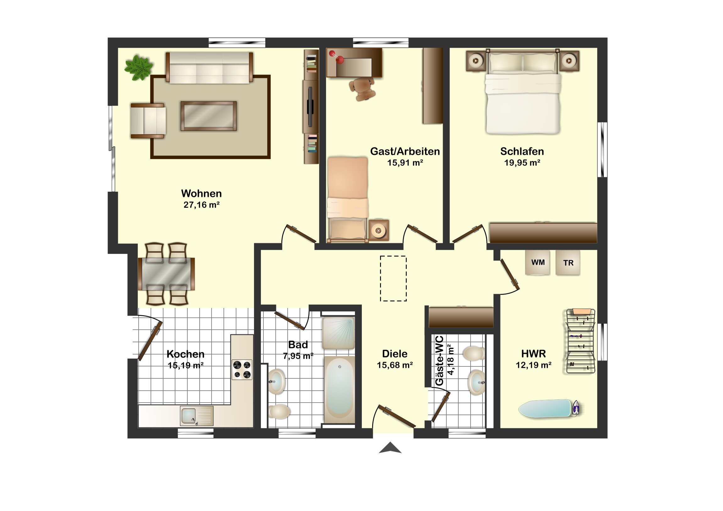 Bungalow zum Kauf provisionsfrei 429.950 € 3 Zimmer 122 m²<br/>Wohnfläche 518 m²<br/>Grundstück Nerchau Grimma 04668