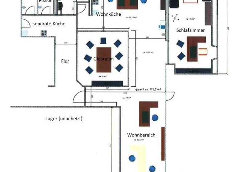 Wohnung zur Miete 858 € Augustusburger Straße 23 Flöha 09557