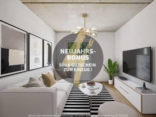 Wohnung zur Miete - Erstbezug 920 € 2 Zimmer 42,6 m² 1. Geschoss Hartriegelstraße 130D Niederschöneweide Berlin 12439