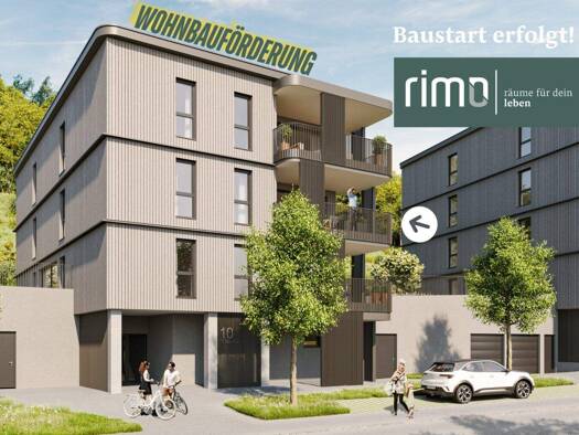 Terrassenwohnung zum Kauf - Erstbezug 530.000 € 3 Zimmer 75,2 m² 1. Geschoss Littastraße 12 Götzis 6840