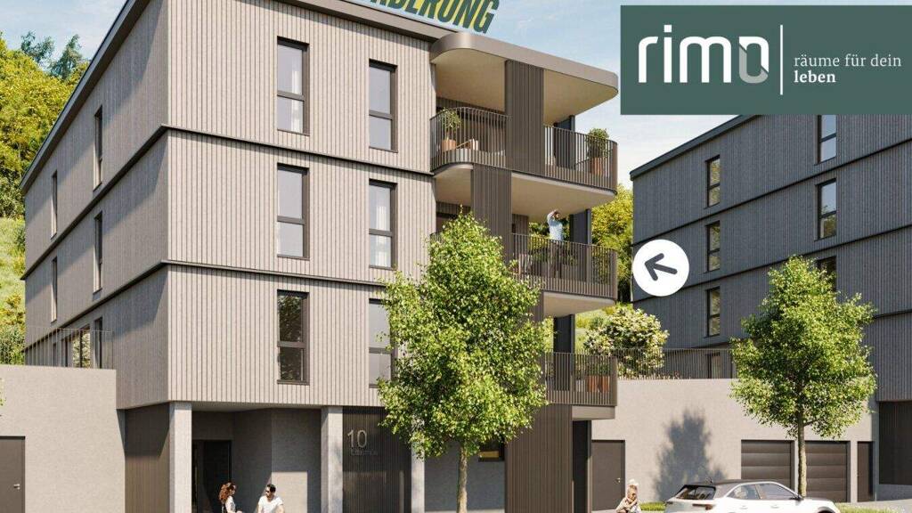 Terrassenwohnung zum Kauf - Erstbezug 530.000 € 3 Zimmer 75,2 m² 1. Geschoss Littastraße 12 Götzis 6840
