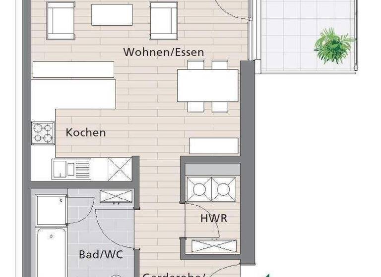 Wohnung zur Miete 1.040 € 2 Zimmer 75 m² 3. Geschoss Theo-Neubauer-Straße 24 Krämpfervorstadt Erfurt 99085