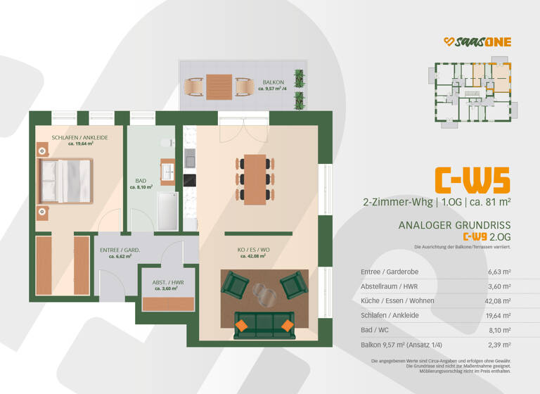 Studio zum Kauf 426.300 € 2 Zimmer 81,2 m²<br/>Wohnfläche 1.<br/>Geschoss Saas Bayreuth 95447