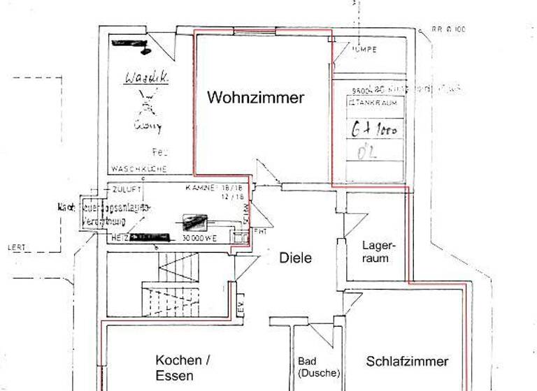 Wohnung zur Miete 600 € 2 Zimmer 87 m² Limbach Pommersfelden OT 96178