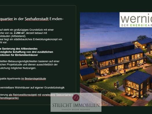 Grundstück zum Kauf 365.000 € 2.290 m² Grundstück Wolthusen Emden 26725