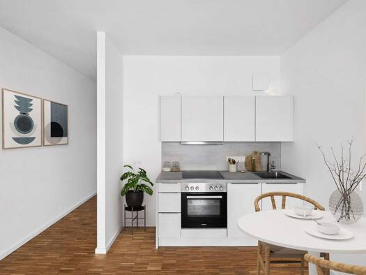 Wohnung zur Miete - Erstbezug 1.175 € 1 Zimmer 44,6 m² 10. Geschoss Lisa-Fittko-Straße 11 Moabit Berlin 10557