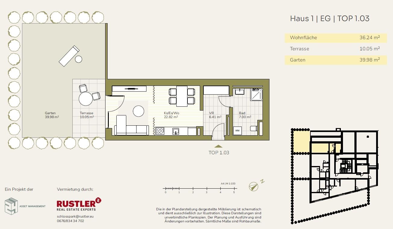 Wohnung zur Miete 370 € 1 Zimmer 36,2 m²<br/>Wohnfläche 01.09.2025<br/>Verfügbarkeit Straßgang Graz 8054