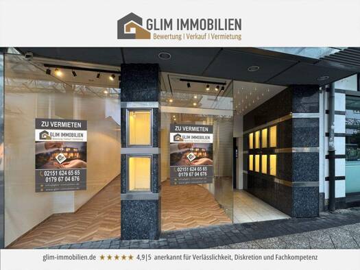 Laden zur Miete 840 € 40 m² Verkaufsfläche Stadtmitte Krefeld 47798