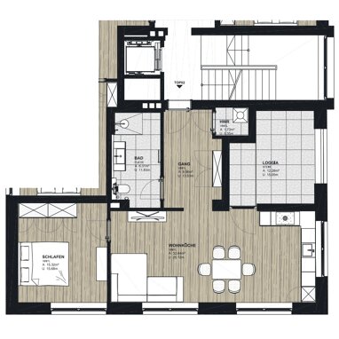 Wohnung zur Miete 935 € 2 Zimmer 65,4 m² 1. Geschoss frei ab sofort Unterkramsach 83 Kramsach 6233