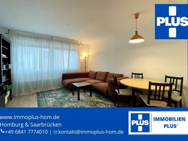 Wohnung zur Miete 670 € 2 Zimmer 48 m² Dachgeschoss, 3. Geschoss frei ab sofort Homburg 66424