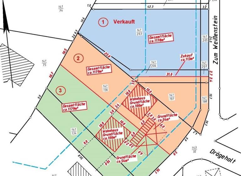 Grundstück zum Kauf 448.000 € 1.179 m² Grundstück Adendorf 21365