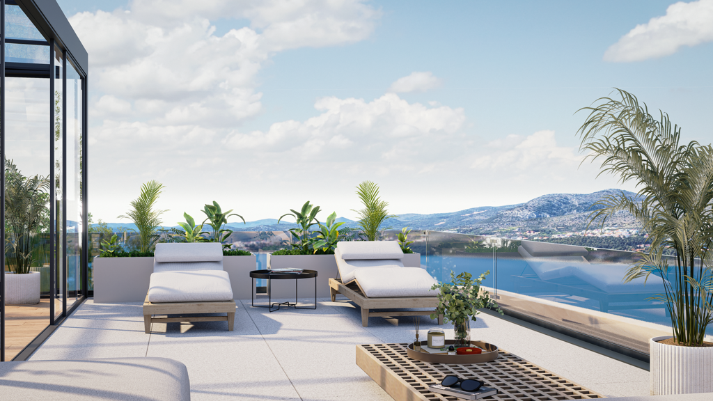 Terrassenwohnung zum Kauf 997.056 € 3 Zimmer 97,9 m² 2. Geschoss Okrug Donji 21223