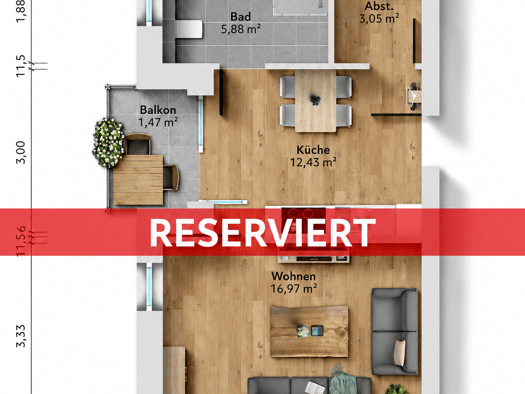Wohnung zum Kauf - Erstbezug 171.000 € 1 Zimmer 39,8 m² Buer Gelsenkirchen-Nord 45894