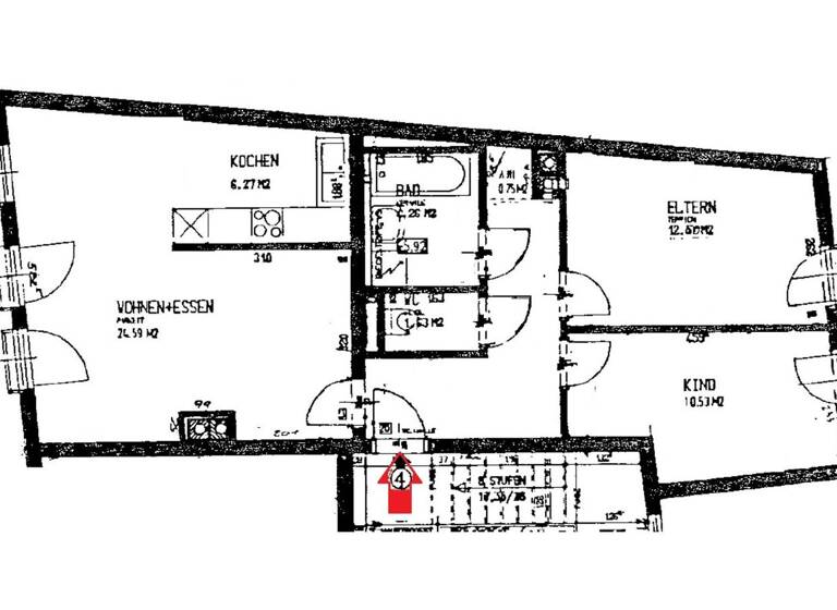 Wohnung zum Kauf 169.000 € 3 Zimmer 68,8 m² 2. Geschoss Reininghausstraße 46 Eggenberg Graz 8020