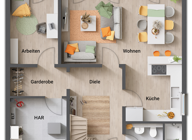 Stadthaus zum Kauf - Erstbezug 370.761 € 4 Zimmer 145 m² 800 m² Grundstück Herzberg 04916