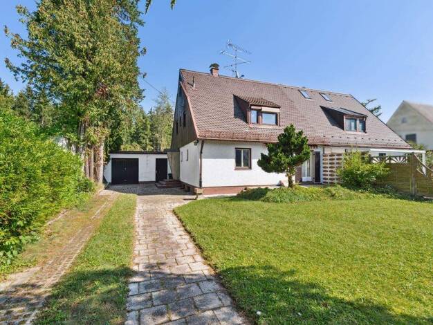 Doppelhaushälfte zum Kauf 695.000 € 5 Zimmer 110 m² 574 m² Grundstück Neukeferloh Grasbrunn 85630