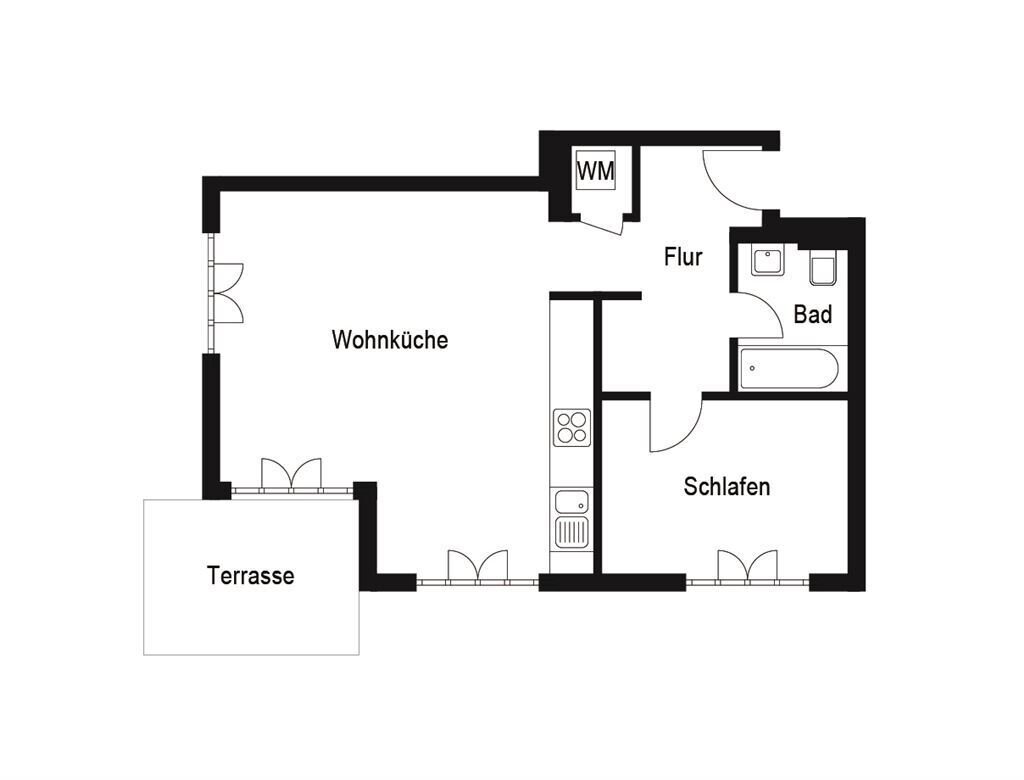 Wohnung zur Miete 1.170 € 2 Zimmer 60 m²<br/>Wohnfläche EG<br/>Geschoss ab sofort<br/>Verfügbarkeit Trierer Straße 30 Weißensee Berlin 13088