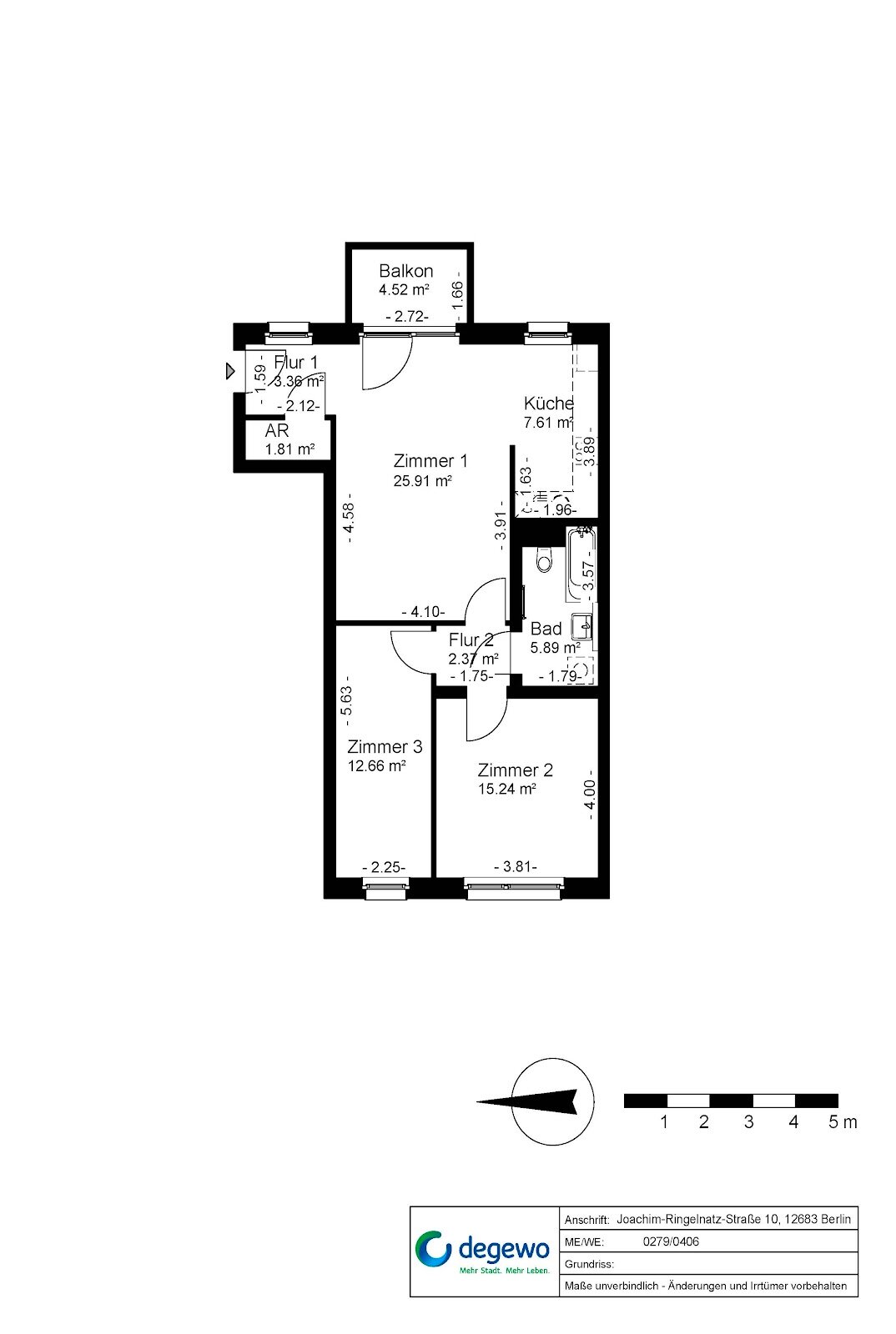 Wohnung zur Miete 1.157 € 3 Zimmer 77,1 m²<br/>Wohnfläche 4.<br/>Geschoss 01.01.2025<br/>Verfügbarkeit Joachim-Ringelnatz-Straße 10 Biesdorf Berlin 12683