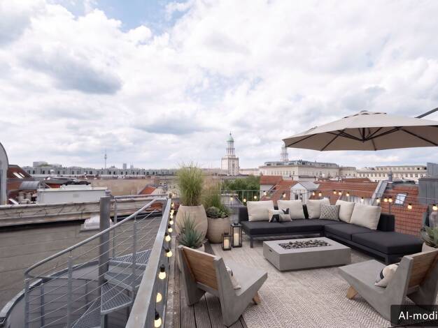 Penthouse zum Kauf 2.100.000 € 5 Zimmer 274 m² 5. Geschoss Friedrichshain Berlin 10245