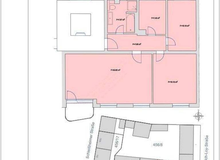 Wohnung zum Kauf 1.360.000 € 3 Zimmer 88 m² 3. Geschoss Schwabing-West München / Schwabing-West 80796