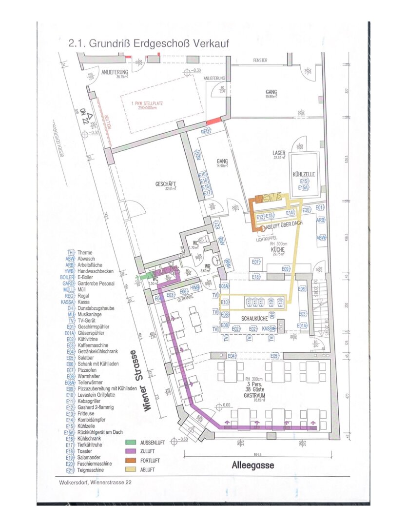 Restaurant zur Miete 3.000 € Wolkersdorf im Weinviertel 2120