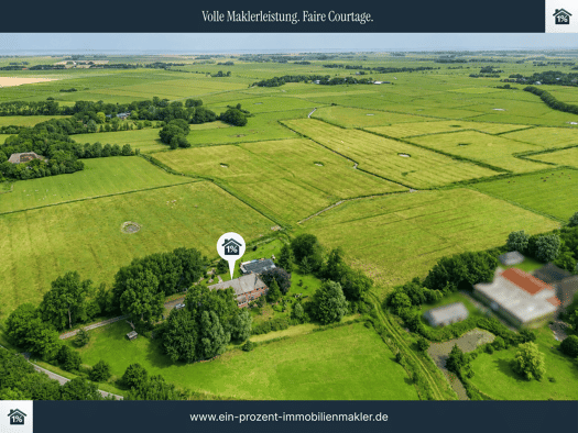 Bauernhaus zum Kauf 989.000 € 15 Zimmer 720 m² 12.000 m² Grundstück Poppenbüll 25836