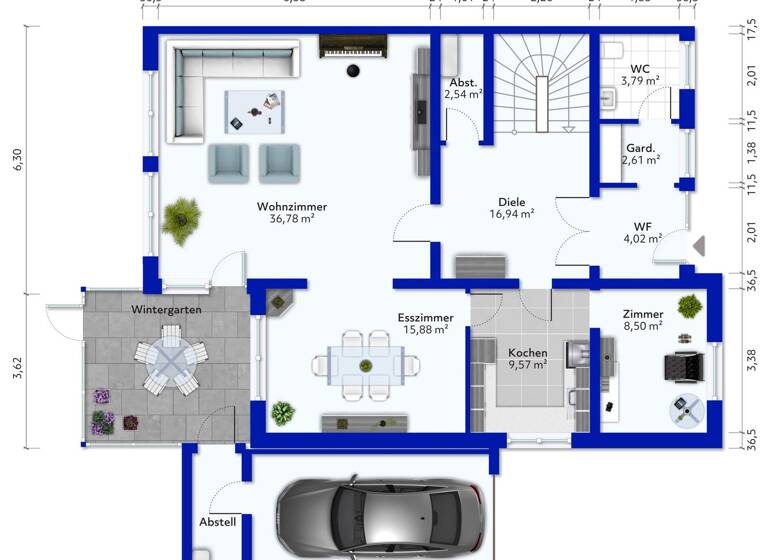 Einfamilienhaus zum Kauf 420.000 € 6 Zimmer 224 m² 317 m² Grundstück Gartenstadt Bad Wörishofen 86825