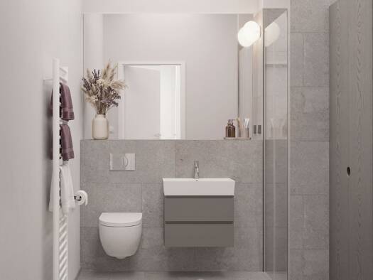 Wohnung zum Kauf - Erstbezug provisionsfrei 409.900 € 1 Zimmer 38,2 m² 1. Geschoss Unterbiberger Straße 15 Ramersdorf-Perlach München 81737