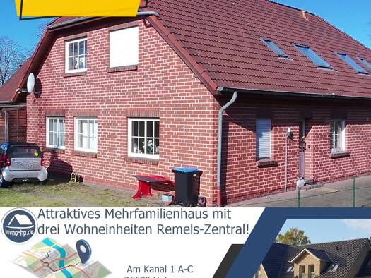 Mehrfamilienhaus zum Kauf 488.000 € 12 Zimmer 344 m² 912 m² Grundstück Am Kanal 1a-c Remels Uplengen 26670
