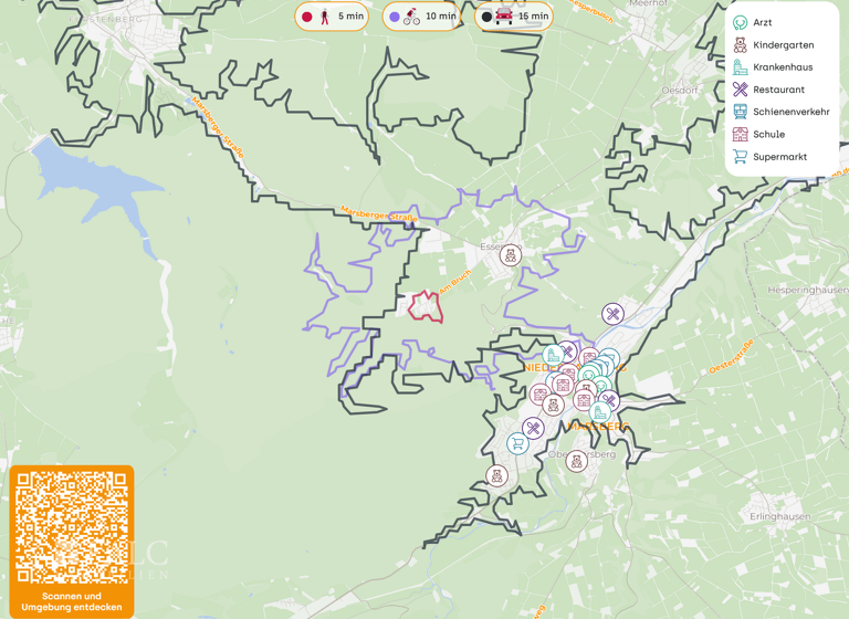 Wohnung zum Kauf 4 Zimmer 88 m² 3. Geschoss Brüggestraße 2 Essentho Marsberg 34431