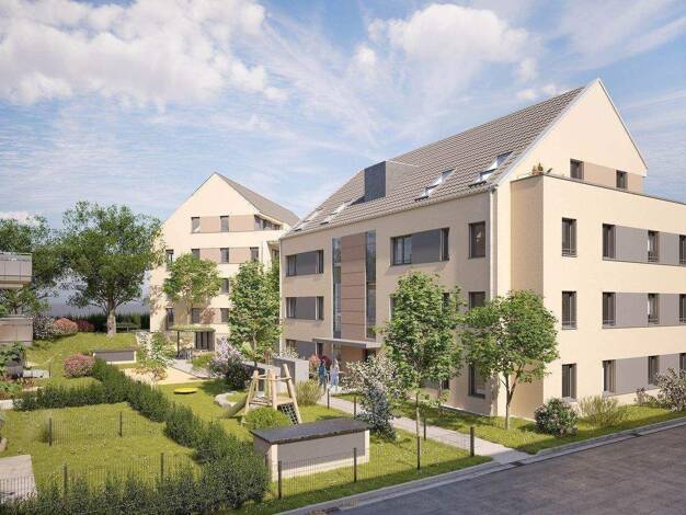 Terrassenwohnung zum Kauf - Neubau provisionsfrei 558.578 € 4 Zimmer 85,8 m² Geschoss 2/2 frei ab 30.04.2028 Volkacher Straße Großgründlach Nordwestliche Außenstadt 90427