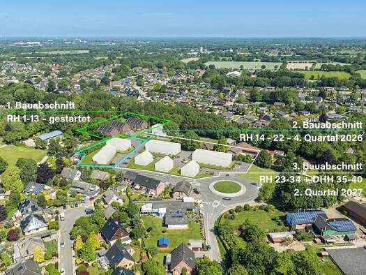 Reihenmittelhaus zum Kauf - Neubau provisionsfrei 565.900 € 4 Zimmer 131 m² 125 m² Grundstück Henstedt-Ulzburg 24558