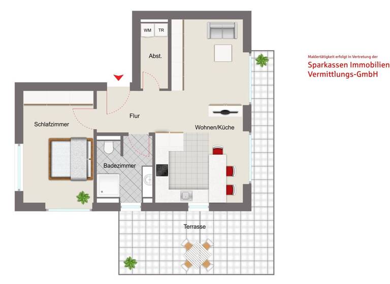 Wohnung zum Kauf provisionsfrei 289.500 € 2 Zimmer 59,5 m² Stockenhut Weiden 92637