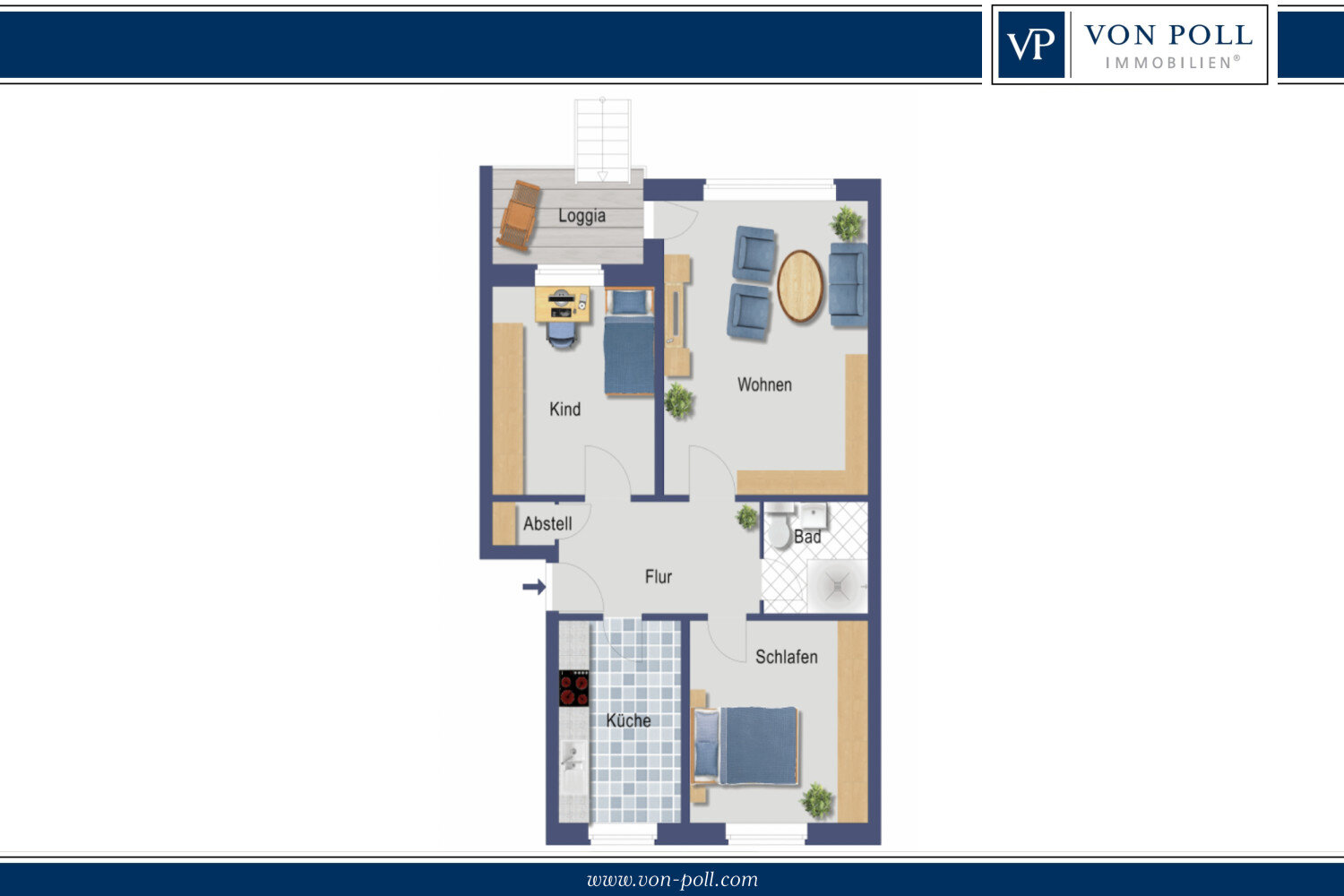 Wohnung zum Kauf 164.000 € 3 Zimmer 71,3 m²<br/>Wohnfläche Lingen Lingen 49809