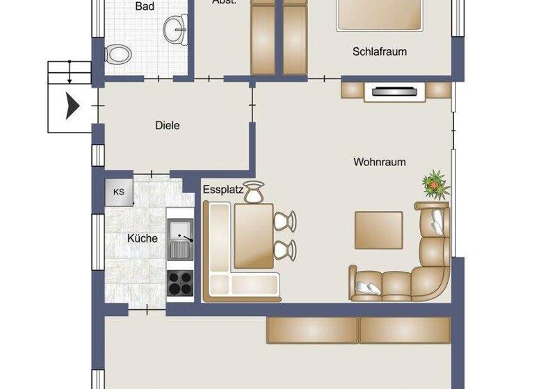 Bungalow zum Kauf 175.000 € 3 Zimmer 90 m² 720 m² Grundstück Kutenholz 27449