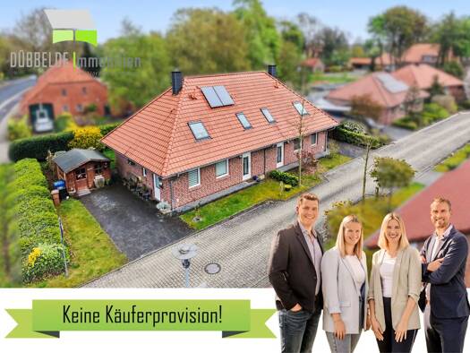 Doppelhaushälfte zum Kauf provisionsfrei 249.000 € 4 Zimmer 102 m² 556 m² Grundstück Vreschen-Bokel Apen 26689