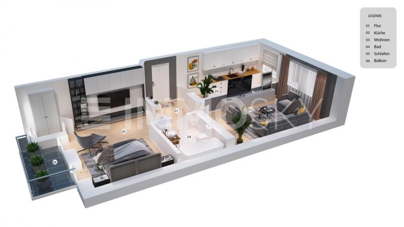 Wohnung zum Kauf 125.000 € 2 Zimmer 54 m²<br/>Wohnfläche Connewitz Leipzig 04277