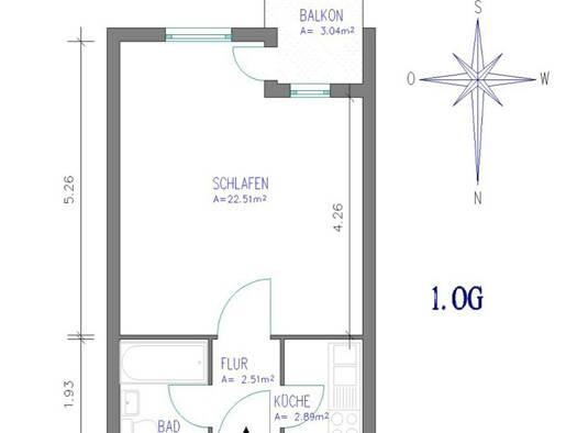 Wohnung zur Miete 220 € 1 Zimmer 31 m² 1. Geschoss frei ab 01.10.2025 LÃ¶nsstr. 11 Scharfoldendorf Eschershausen 37632