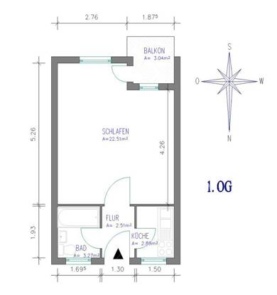 Wohnung zur Miete 220 € 1 Zimmer 31 m² 1. Geschoss frei ab 01.10.2025 LÃ¶nsstr. 11 Scharfoldendorf Eschershausen 37632