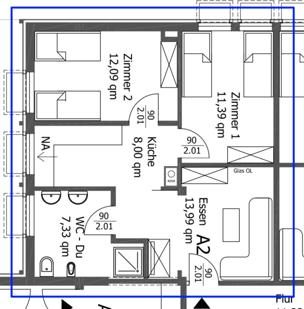 Wohnung zur Miete Wohnen auf Zeit 3.150 € 3 Zimmer 53 m²<br/>Wohnfläche 01.12.2024<br/>Verfügbarkeit Dorfaue Großbeeren Großbeeren 14979