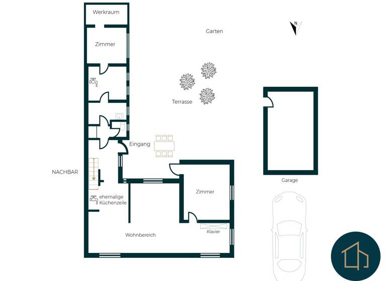 Doppelhaushälfte zum Kauf 429.000 € 3,5 Zimmer 105 m² 1.073 m² Grundstück Langenhorn Hamburg 22415