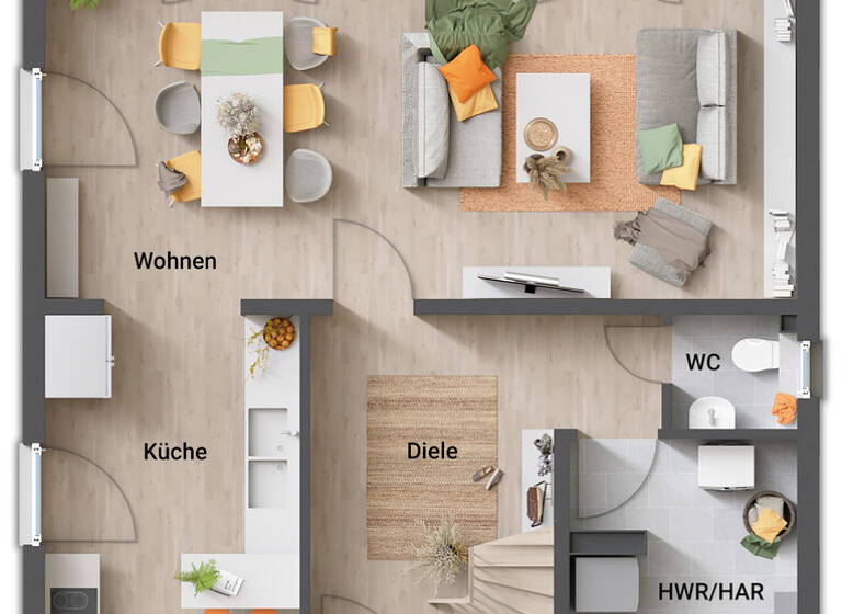 Einfamilienhaus zum Kauf 336.245 € 4 Zimmer 123 m² 630 m² Grundstück Kleinkugel Kabelsketal 06184