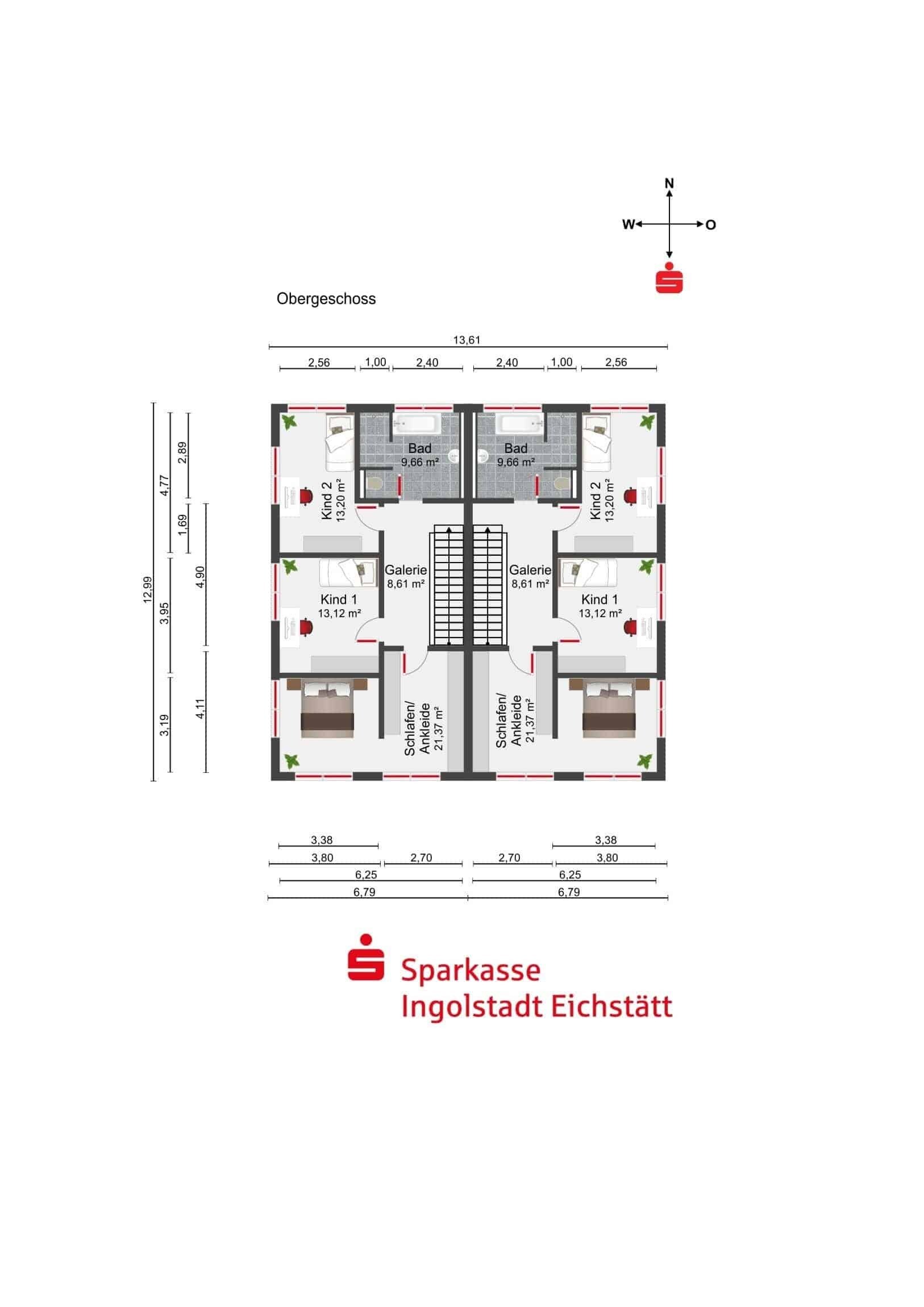 Doppelhaushälfte zum Kauf provisionsfrei 769.900 € 5 Zimmer 132,2 m²<br/>Wohnfläche 316 m²<br/>Grundstück Demling Großmehring 85098