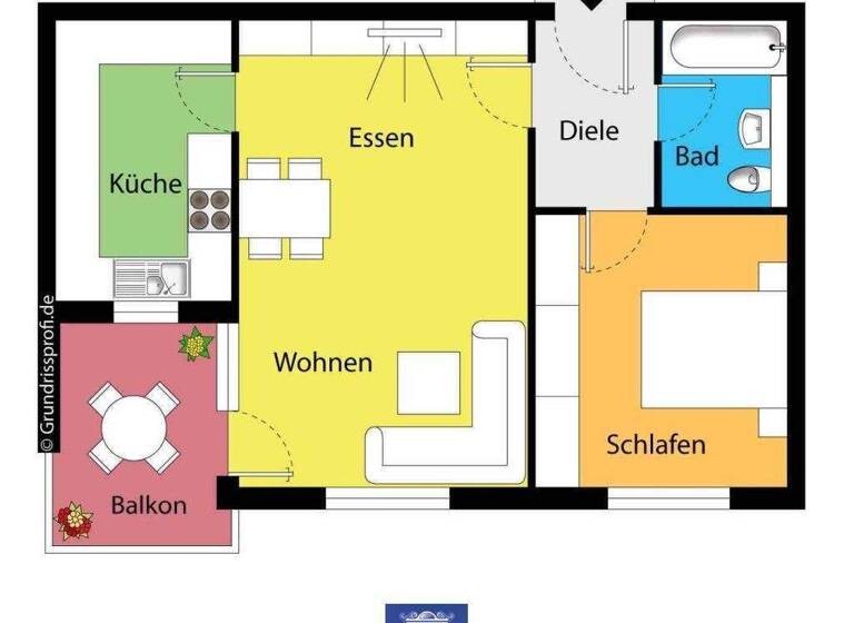 Wohnung zum Kauf 99.999 € 2 Zimmer 56,9 m² Freital 01705