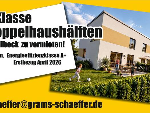 Doppelhaushälfte zur Miete - Erstbezug 1.500 € 5 Zimmer 130 m² 230 m² Grundstück frei ab 01.04.2027 Hilbeck Werl 59457