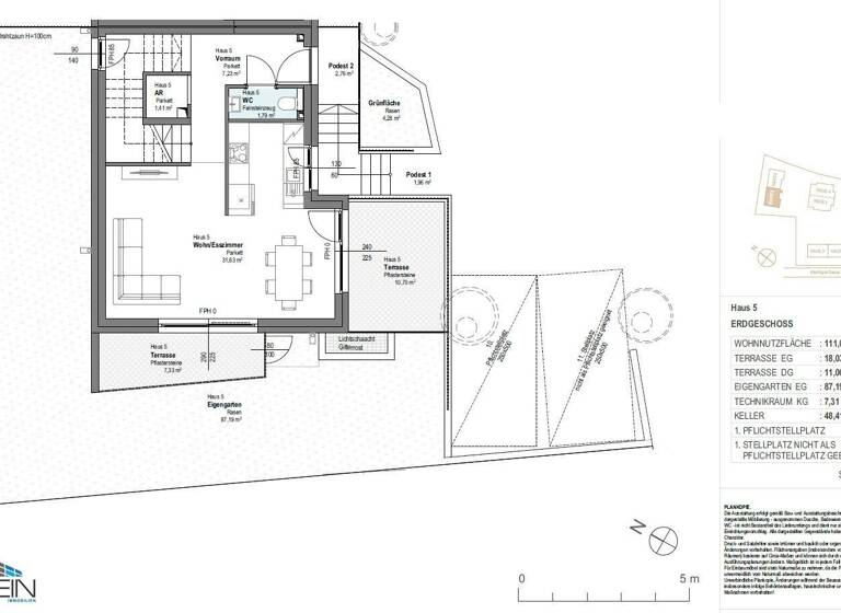 Doppelhaushälfte zum Kauf 899.000 € 4 Zimmer 111,1 m² Klosterneuburg 3400