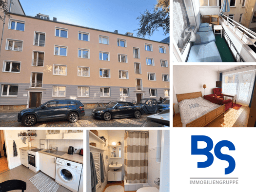 Wohnung zum Kauf 249.000 € 2 Zimmer 48,2 m² 2. Geschoss Blücherplatz Kiel 24105